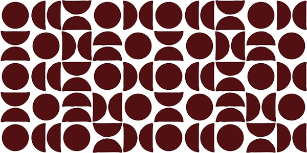 Trendy circle shapes Burgundy