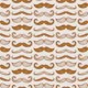 Vintage Hipster Mustache Styles Brown