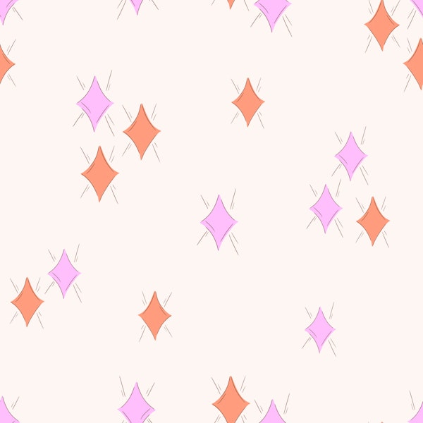Pink and Orange Twinkle