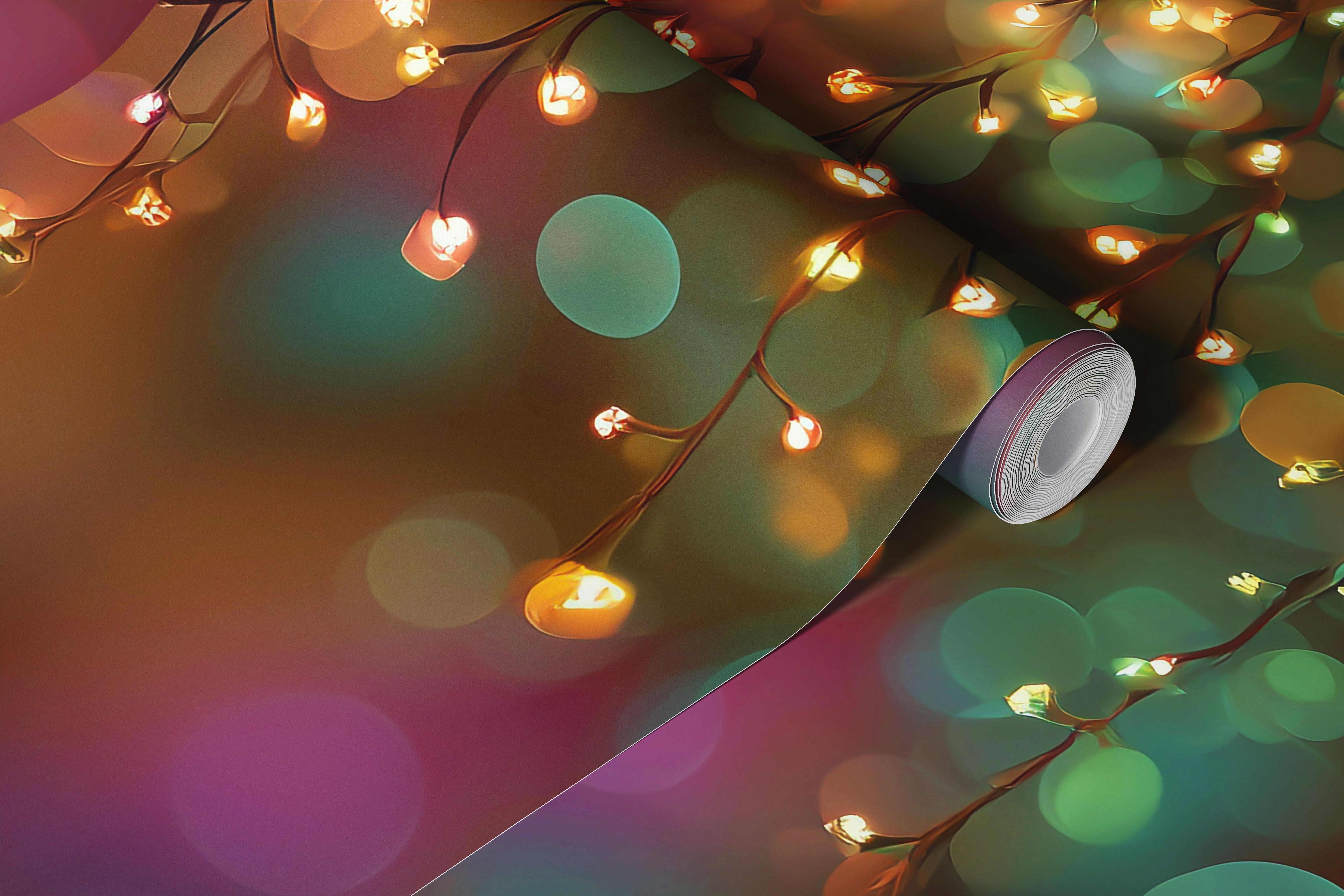 Colorful Cascade tapet i et rum