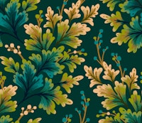 Frilled Foliage - Green Yellow ταπετσαρία