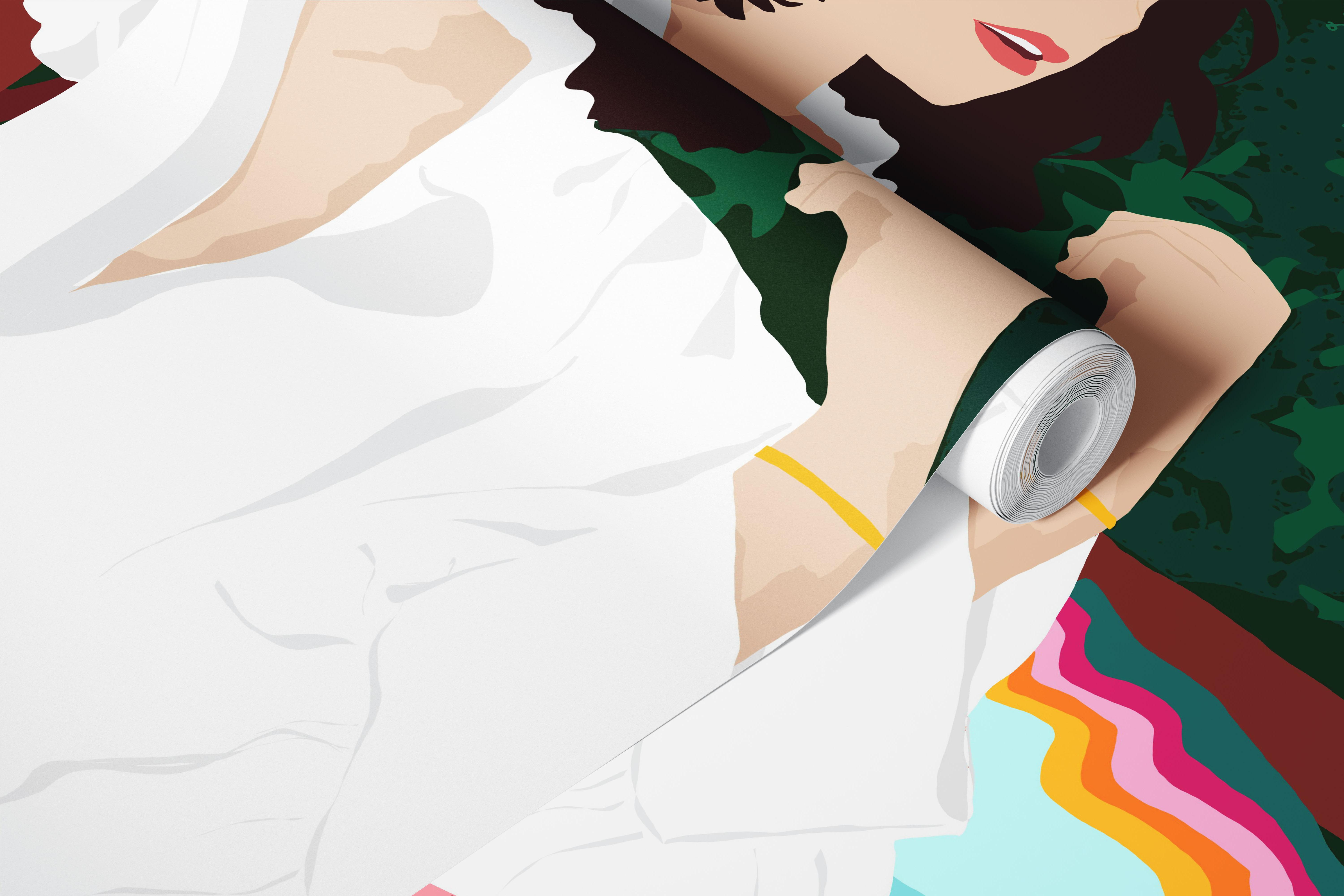 Papel pintado Bohemian Soul en una habitación elegante