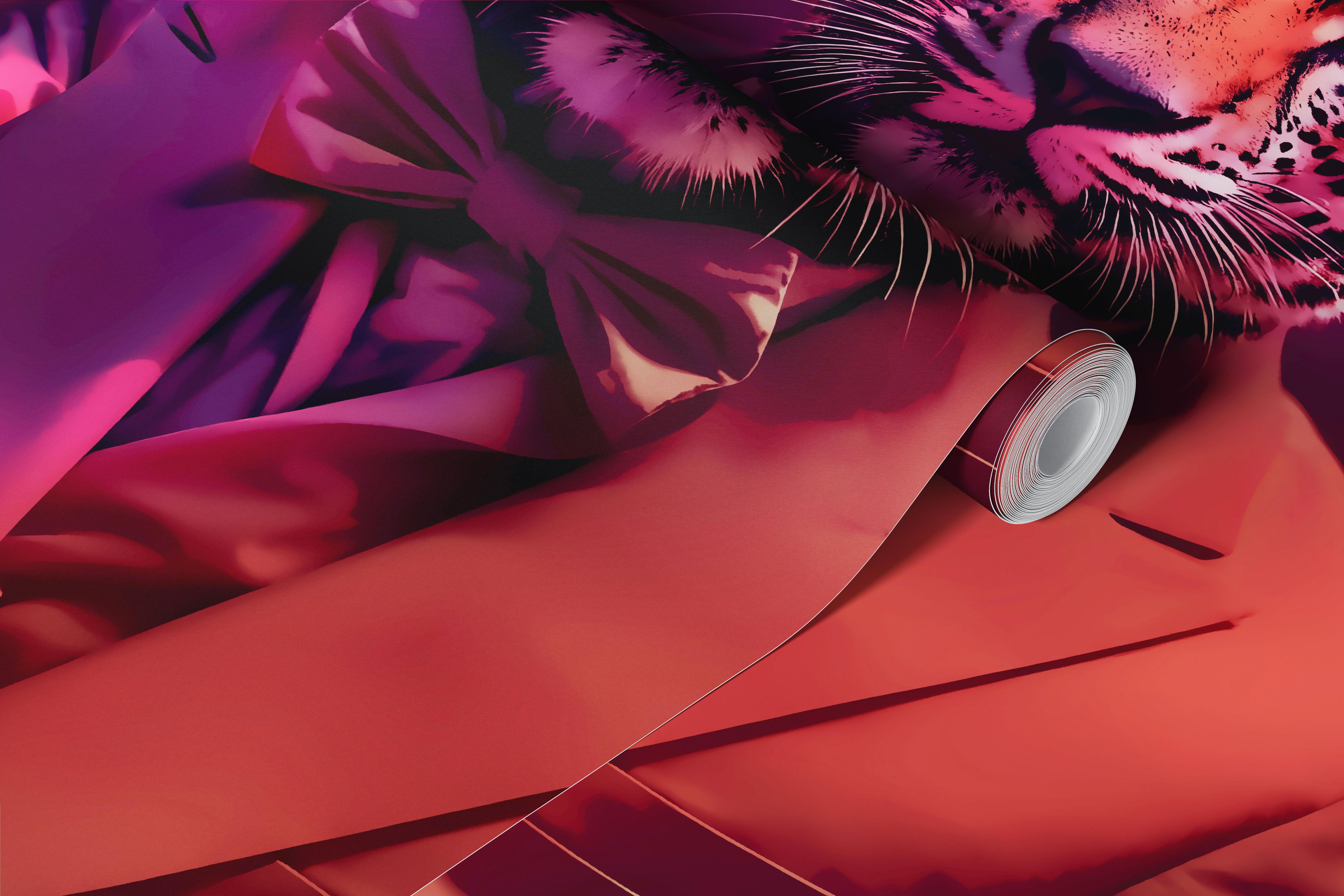 Majestic Godfather Leopard tapet i et rum