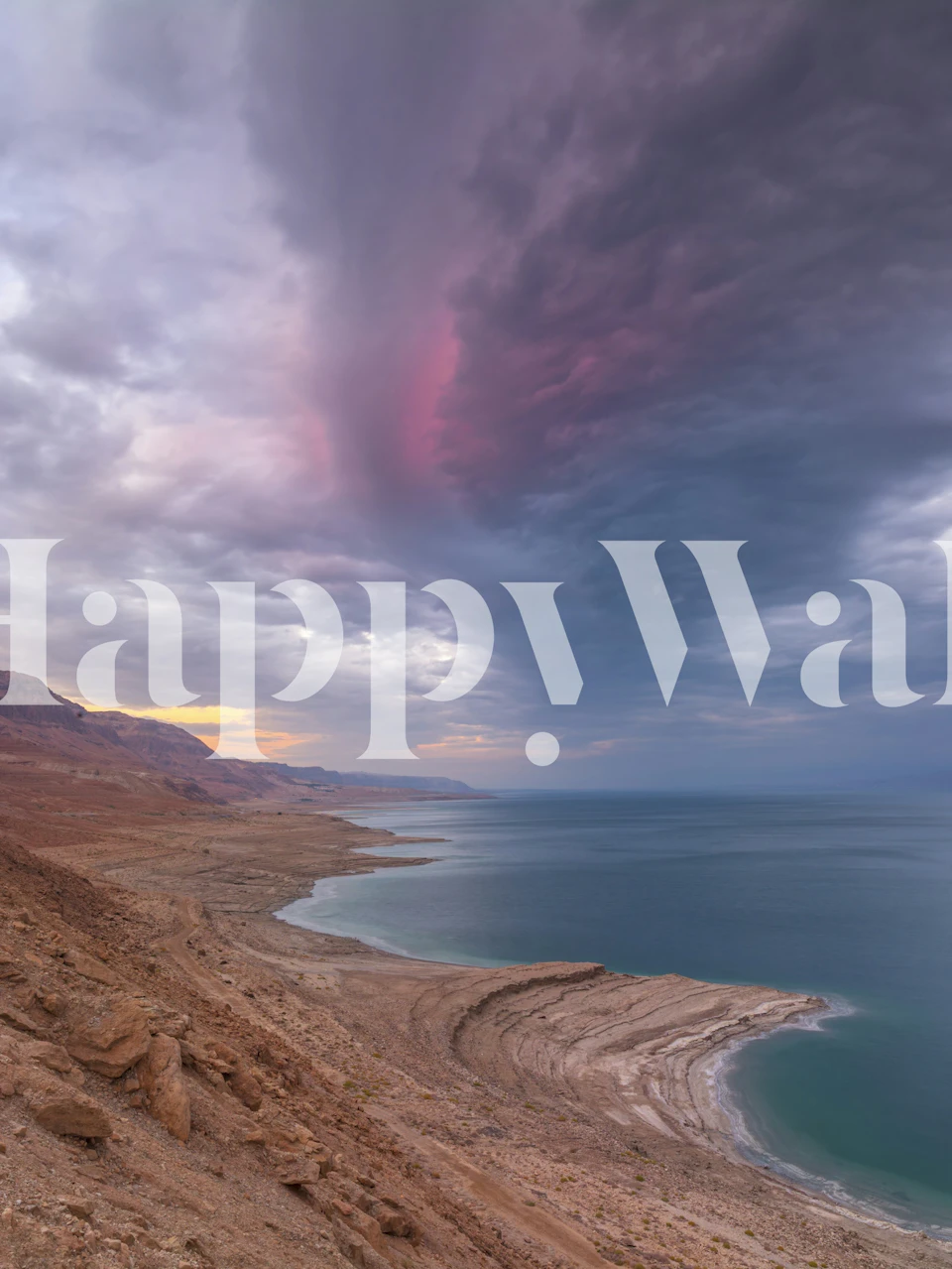 Peaceful Coastal Twilight wallpaper in a room