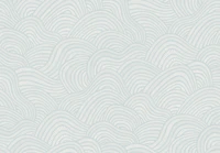 striped wavy shapes - mint tapete
