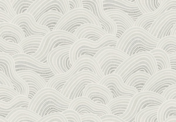 striped wavy shapes - grey tones