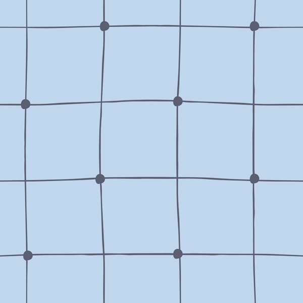 Blue Grid Serenity