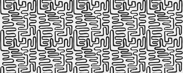 Monochrome Maze Art