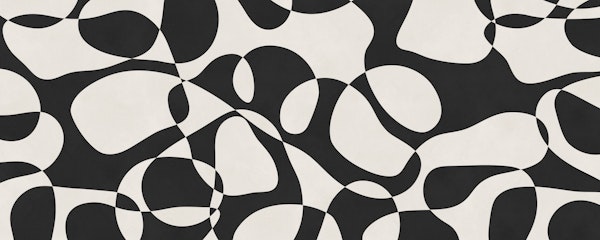 Black and White Organic Flow