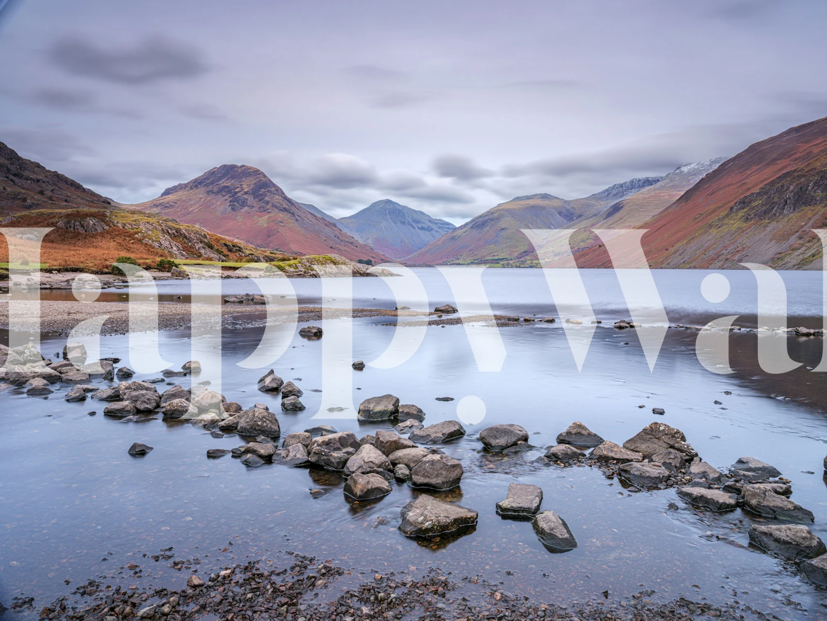Wast Water Serenity wallpaper in a room