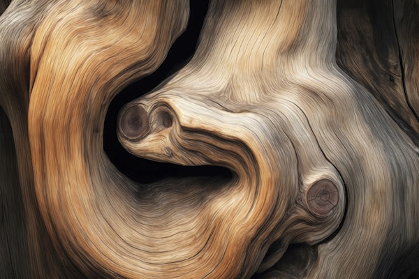 Swirling Timber Rustic Wood
