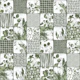 Nippon Cheater Quilt Olive Sage Green White