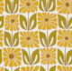 groovy flower tiles - earthy