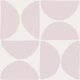 Retro Scandi Shapes Mod Geometric - Soft Pink