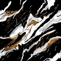 black marble with white and golden veins tapeta