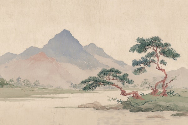 Serene Asia Mountain
