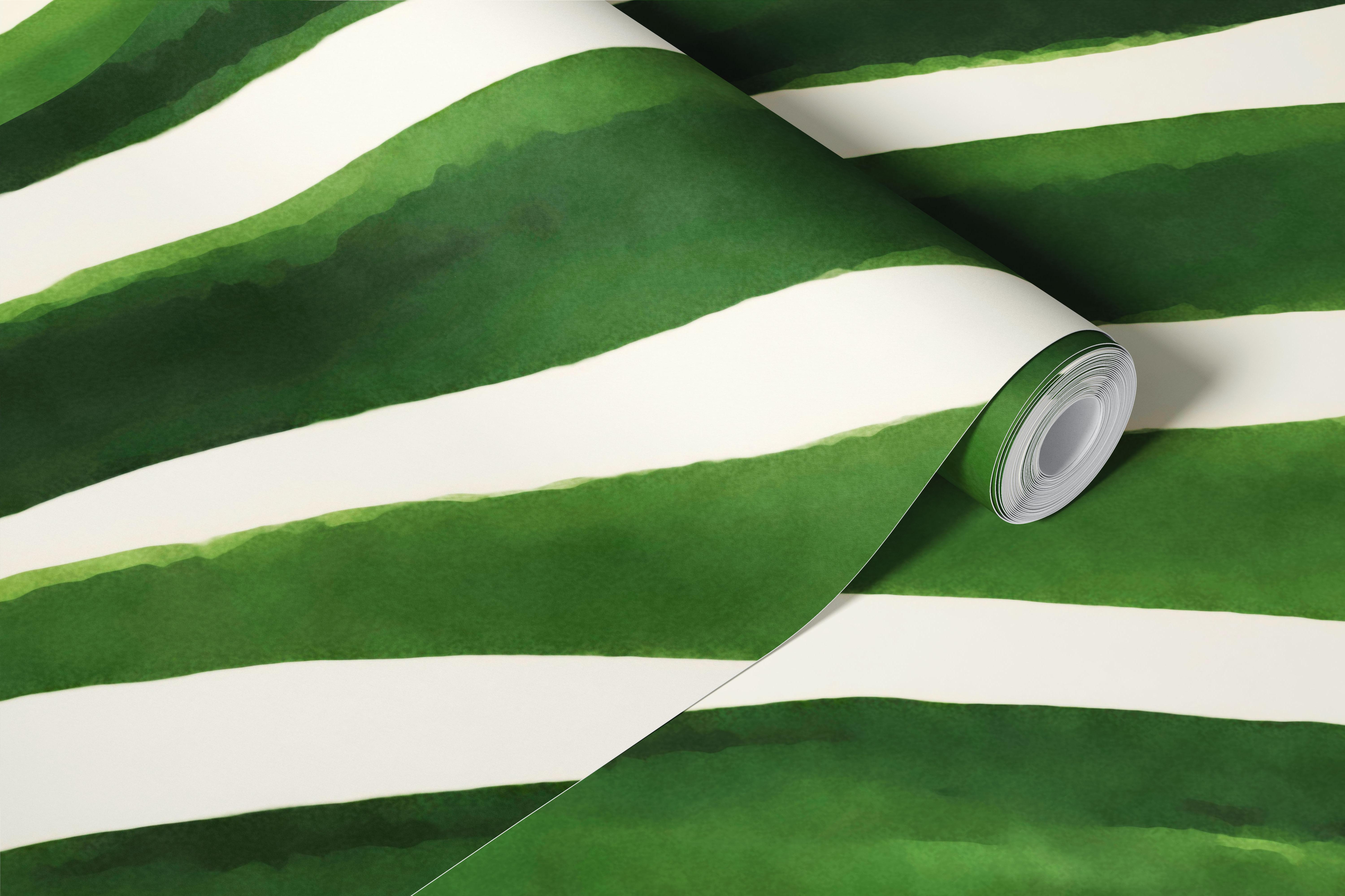 ταπετσαρία Green Fluid Calm Balance σε ένα δωμάτιο