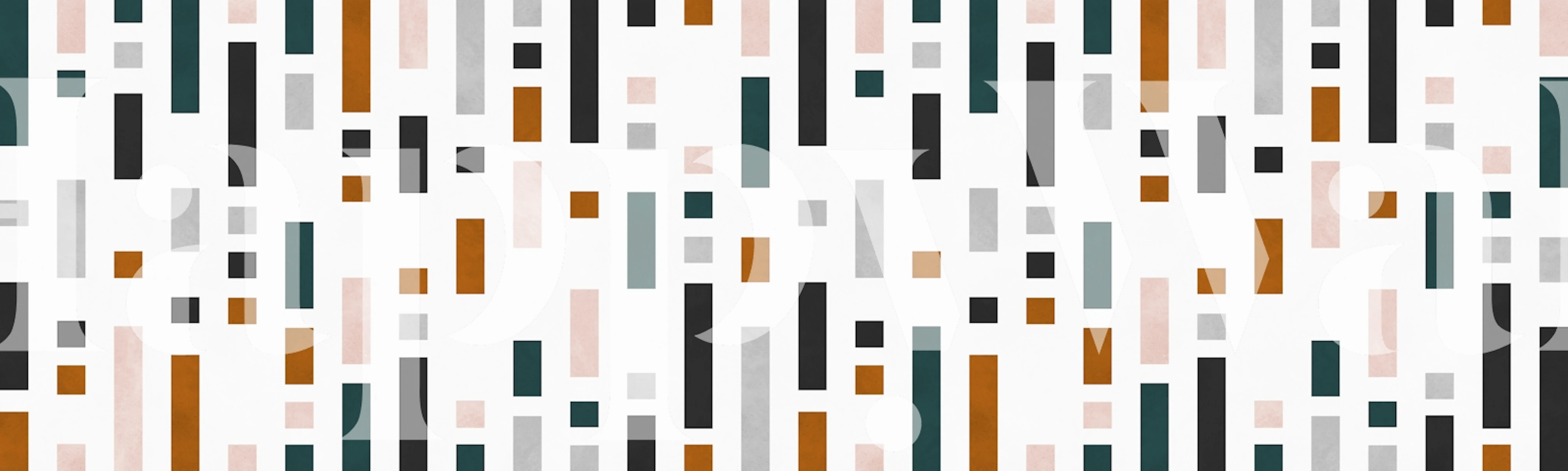 Papel de parede Urban Chic Stripes em um quarto