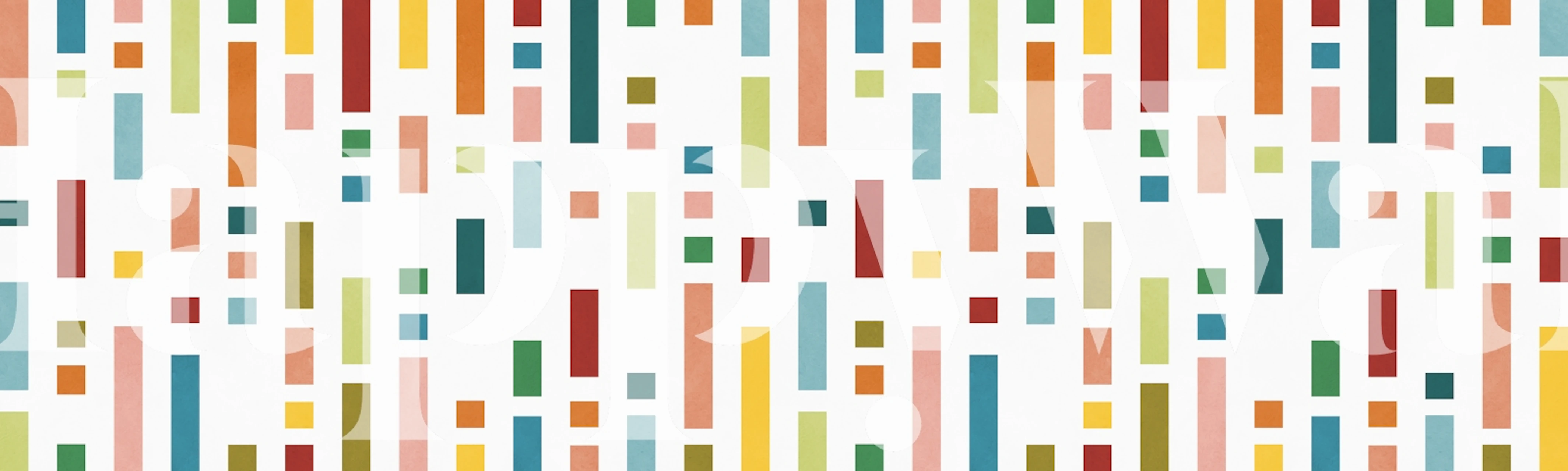 Colorful striped pattern in vibrant colors on white background wallpaper