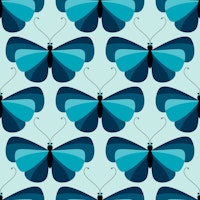 Blue Butterfly Dreams tapeta