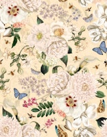 Opulent Summer Peony Pattern Garden tapety