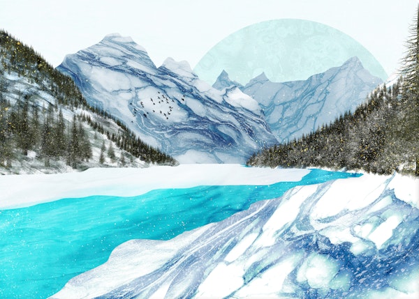 Arctic Blue Reflections