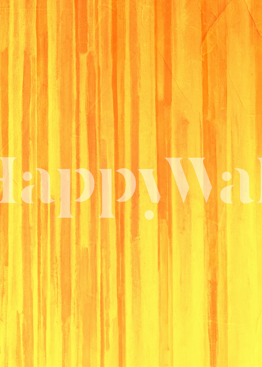 Papel tapiz Yellow October en una configuración de habitación