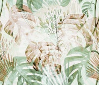 Monstera Brown papiers peint