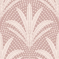 Boho Rustic Palm Radiance Mauve wallpaper
