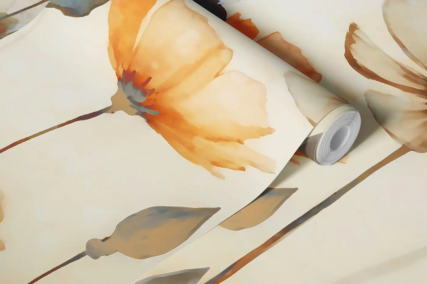 Mystical Wildflower Petals wallpaper roll