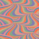 Marble Swirl Retro Groovy Stripes Pink Purple