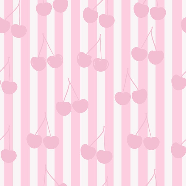 Cherries in Pink Harmony