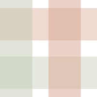 Rustic Plaid Sage Green and Soft Terracotta tapete