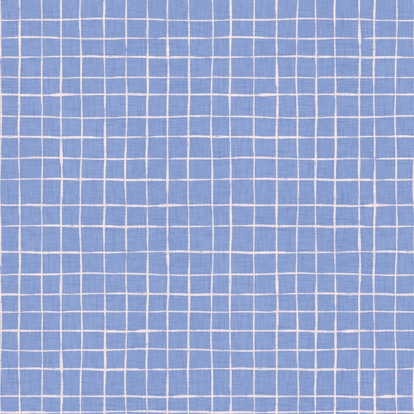 Gingham Blue Grid small