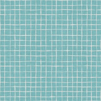 Turquoise Grid Design behang