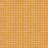 Orange Grid Charm behang