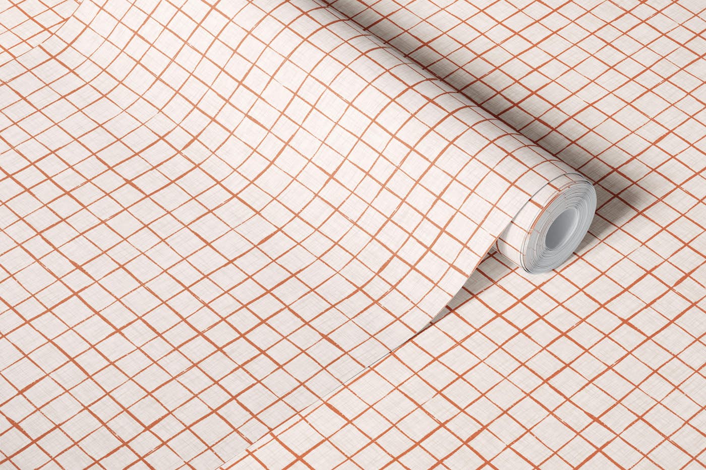 Rustic Grid Design wallpaper roll