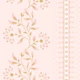 Vintage Farmhouse Floral Stripes Blush Pink M