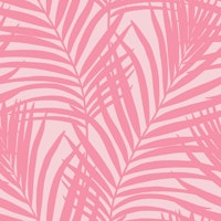 Coastal Palm Leaves - Pinks 1 papel de parede