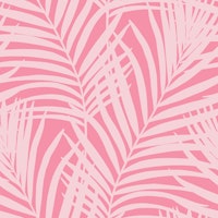Coastal Palm Leaves - Pinks 2 behang
