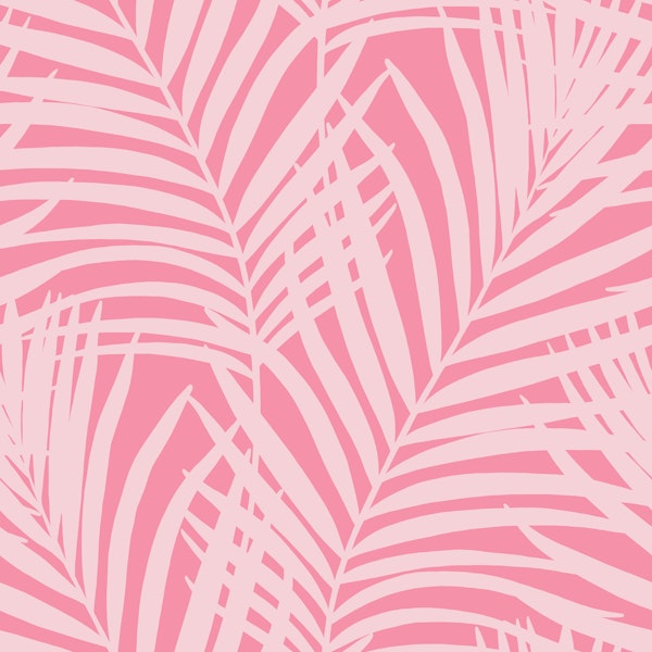 Coastal Palm Leaves - Pinks 2