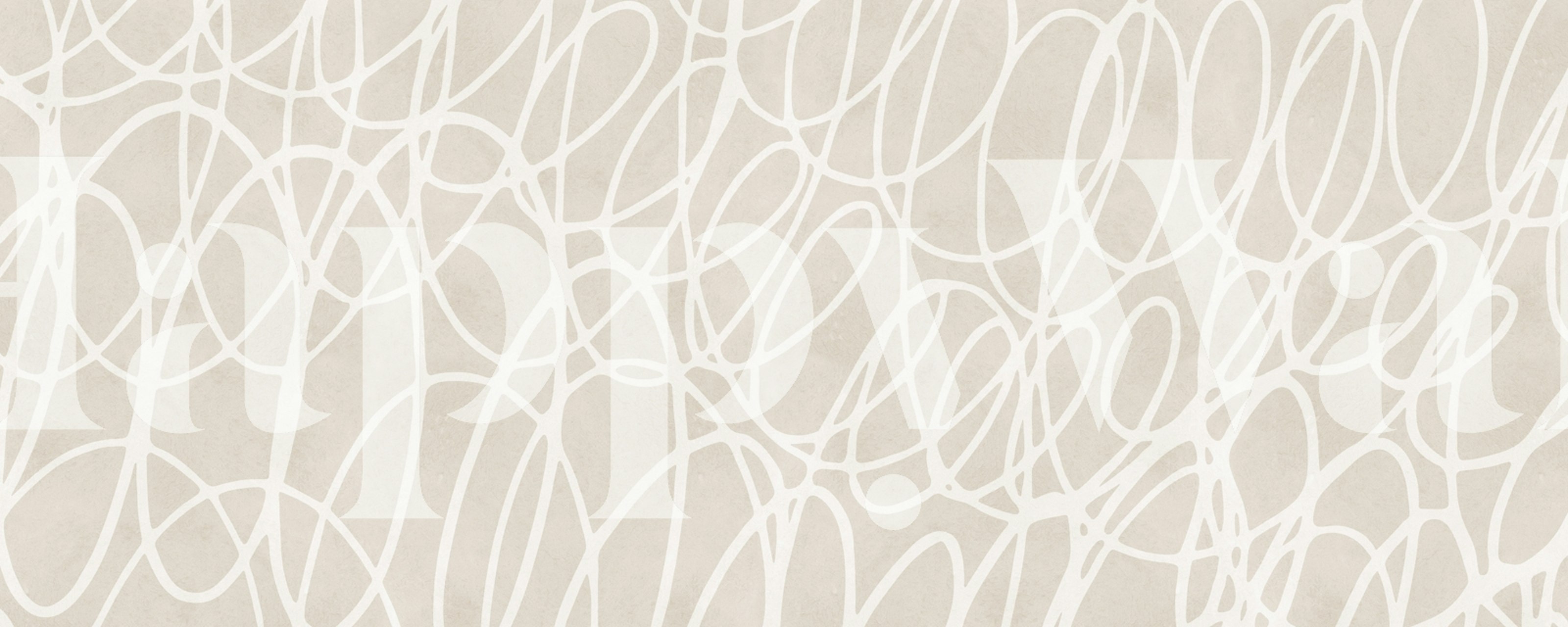 Papel tapiz Elegant Looping Lines en una habitación