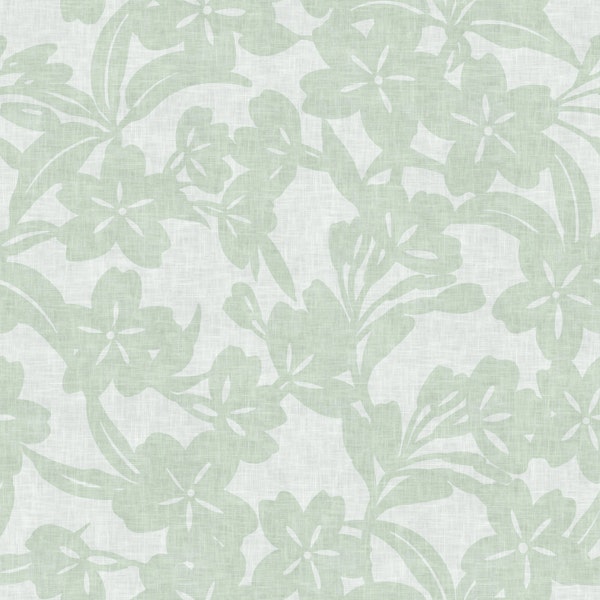 Japandi Floral - Soft Green