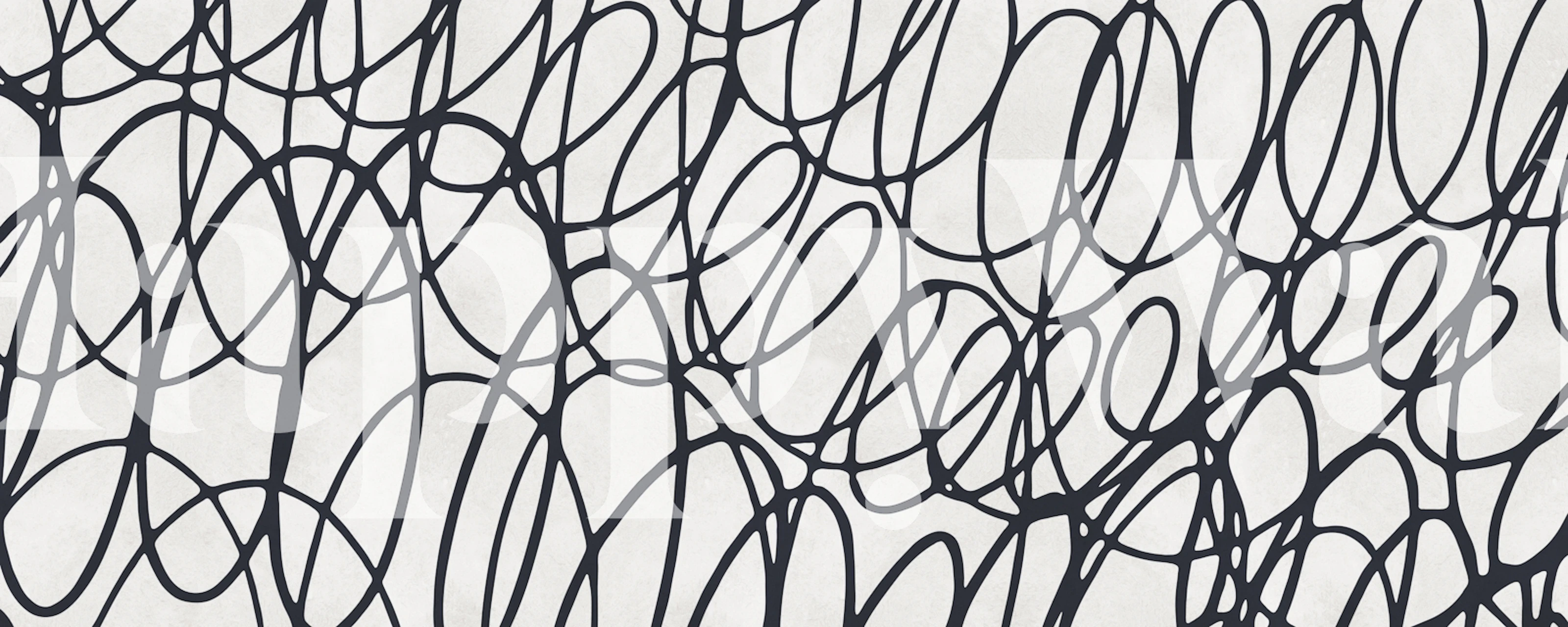 Abstract Scribble Delight wallpaper design