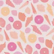 coastal shells in warm pink apricot and peach