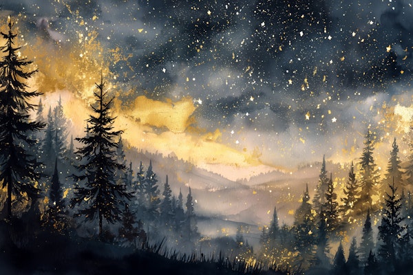 Starry Forest Dreamscape