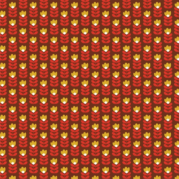 Vintage Blossom Field