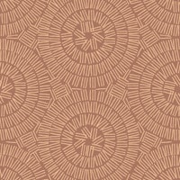 Boho Line Circles Rustic Shapes Earthy Brown tapetit