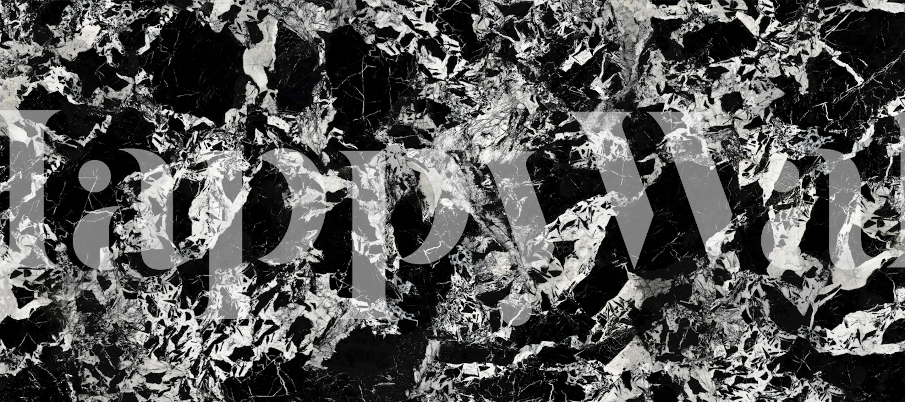 Nero Marquina Marble Tapete in einem Raum