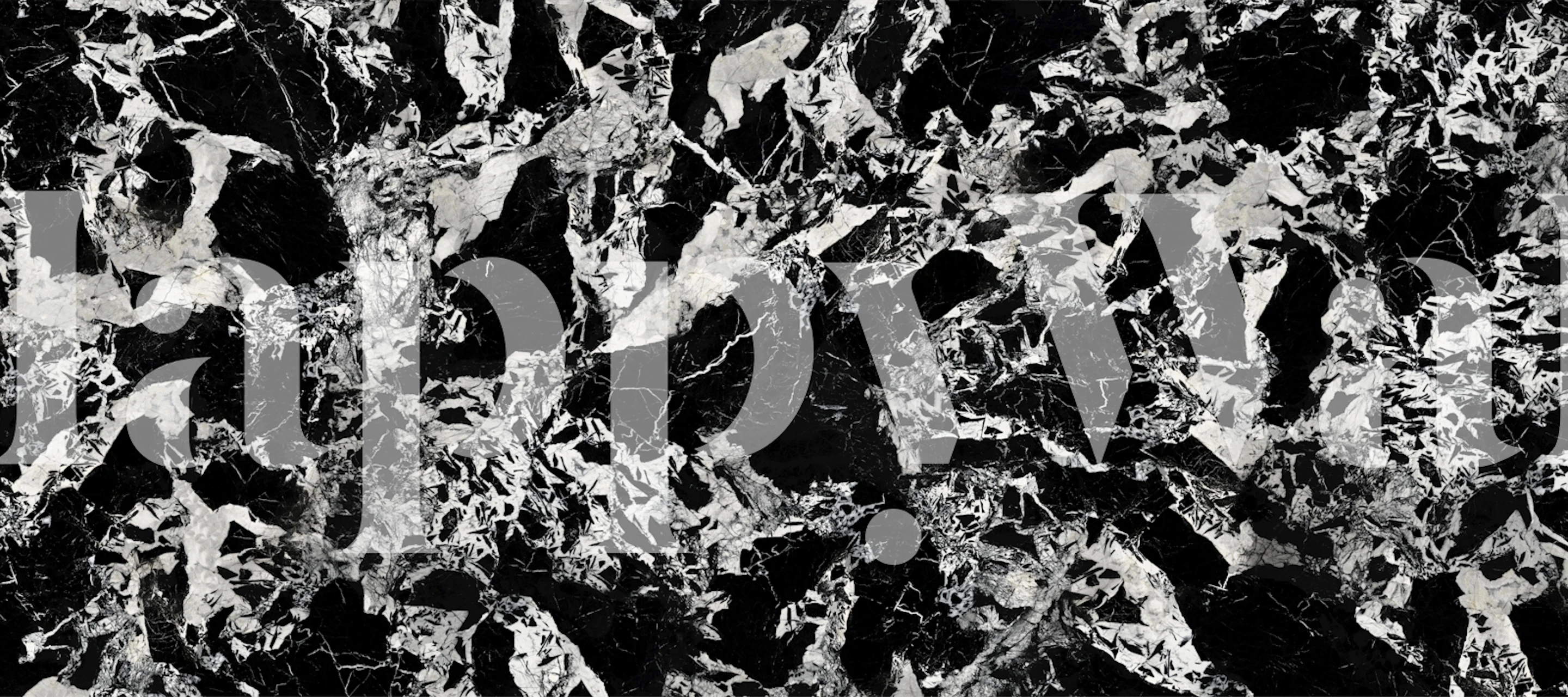 Black Fusion Marble tapet i et rom